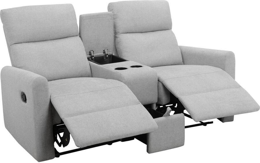 Home affaire 2-zitsbank Daoulas 2-zits bioscoopbank TV-fauteuil multimedia bank - Foto 7