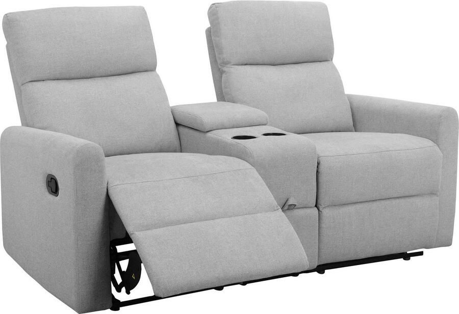 Home affaire 2-zitsbank Daoulas 2-zits bioscoopbank TV-fauteuil multimedia bank - Foto 4
