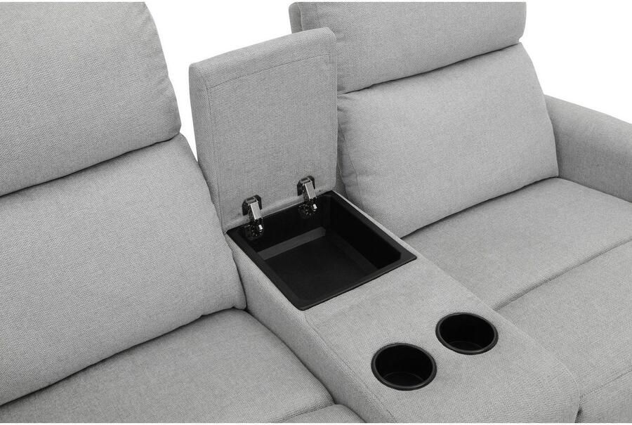 Home affaire 2-zitsbank Daoulas 2-zits bioscoopbank TV-fauteuil multimedia bank - Foto 5