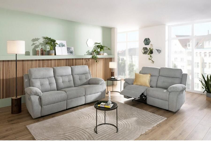 Home affaire 2-zitsbank Lannilis met handmatige en elektrische relaxfunctie - Foto 4