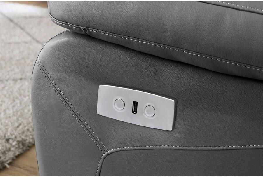 Home affaire 3-zitsbank Lannilis met handmatige en elektrische relaxfunctie - Foto 4