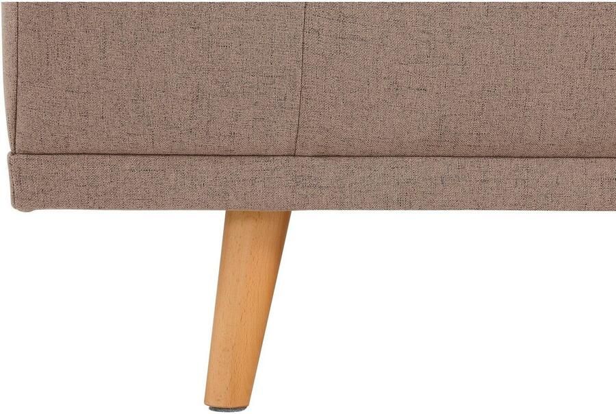 Home affaire 2-zitsbank Lasse in scandinavische stijl met houten poten - Foto 2