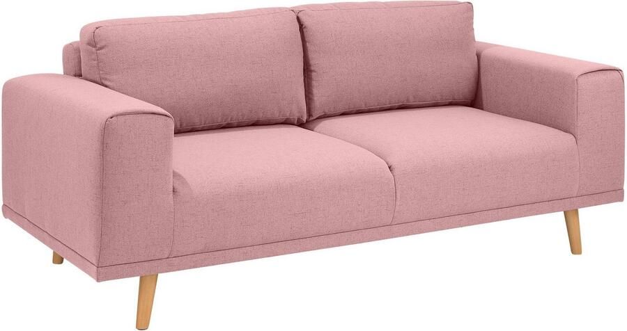 Home affaire 2-zitsbank Lasse in scandinavische stijl met houten poten - Foto 4