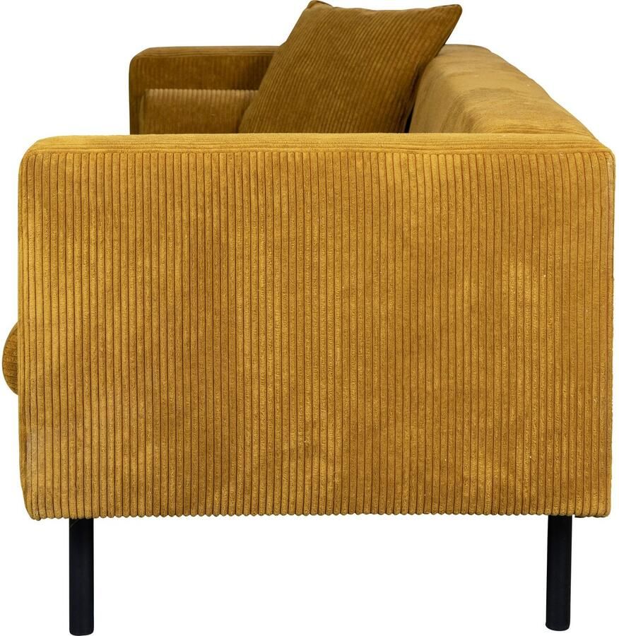 Home affaire 2-zitsbank Lillibeth designbank met golfondersteuning afmetingen B D H: 155 74 83 cm - Foto 2