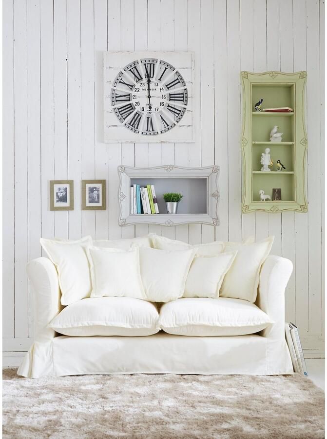 Home affaire 2-zitsbank Luise in hoezen-look