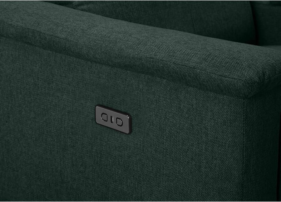 Home affaire 2-zitsbank Lund 2-zits bioscoopbank tv-fauteuil multimedia-sofa USB-A met elektrische of handmatige relaxfunctie bekerhouder en opbergruimte