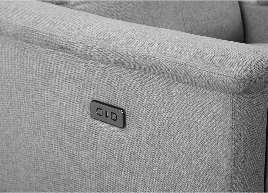 Home affaire 2-zitsbank Lund 2-zits bioscoopbank tv-fauteuil multimedia-sofa USB-A met elektrische of handmatige relaxfunctie bekerhouder en opbergruimte