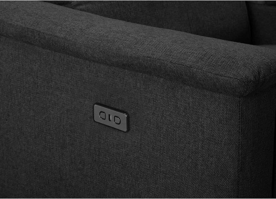 Home affaire 2-zitsbank Lund 2-zits bioscoopbank tv-fauteuil multimedia-sofa USB-A met elektrische of handmatige relaxfunctie bekerhouder en opbergruimte