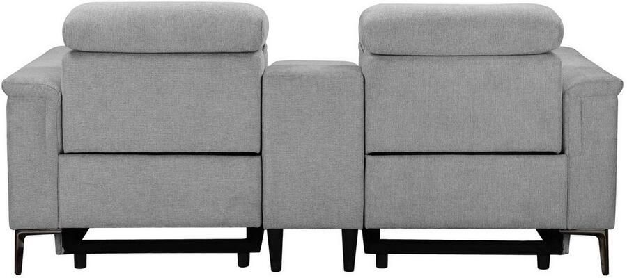 Home affaire 2-zitsbank Lund 2-zits bioscoopbank tv-fauteuil multimedia-sofa USB-A met elektrische of handmatige relaxfunctie bekerhouder en opbergruimte - Foto 10