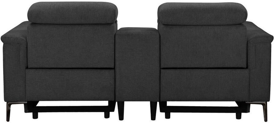 Home affaire 2-zitsbank Lund 2-zits bioscoopbank tv-fauteuil multimedia-sofa USB-A met elektrische of handmatige relaxfunctie bekerhouder en opbergruimte - Foto 9