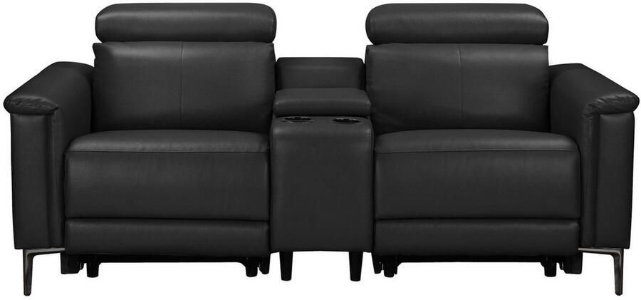 Home affaire 2-zitsbank Lund 2-zits bioscoopbank tv-fauteuil multimedia-sofa USB-A met elektrische of handmatige relaxfunctie bekerhouder en opbergruimte - Foto 7