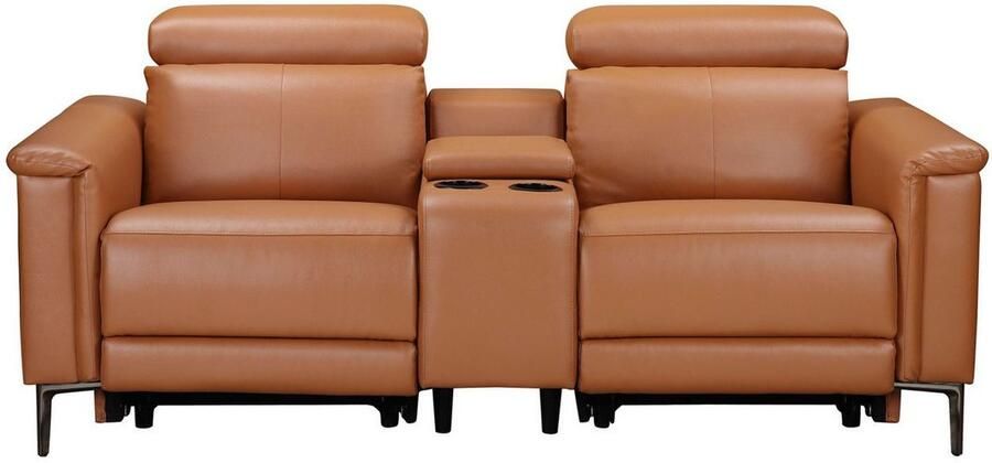 Home affaire 2-zitsbank Lund 2-zits bioscoopbank tv-fauteuil multimedia-sofa USB-A met elektrische of handmatige relaxfunctie bekerhouder en opbergruimte - Foto 9