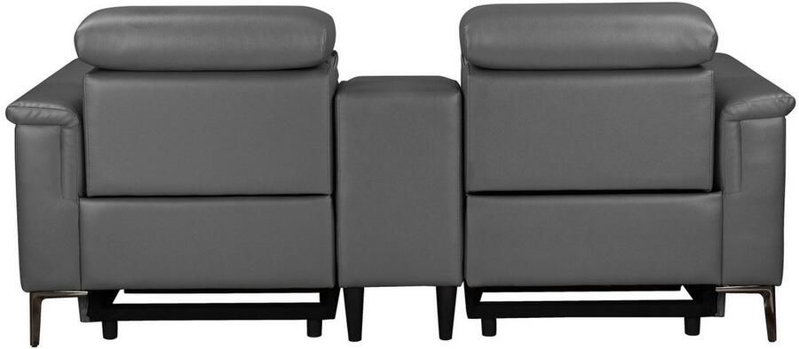 Home affaire 2-zitsbank Lund 2-zits bioscoopbank tv-fauteuil multimedia-sofa USB-A met elektrische of handmatige relaxfunctie bekerhouder en opbergruimte - Foto 9