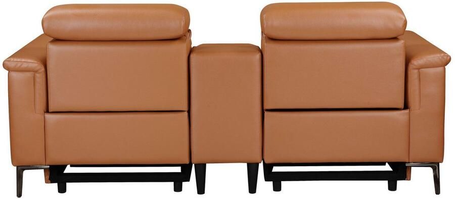 Home affaire 2-zitsbank Lund 2-zits bioscoopbank tv-fauteuil multimedia-sofa USB-A met elektrische of handmatige relaxfunctie bekerhouder en opbergruimte - Foto 9