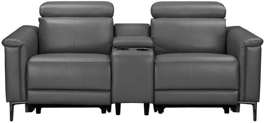 Home affaire 2-zitsbank Lund 2-zits bioscoopbank tv-fauteuil multimedia-sofa USB-A met elektrische of handmatige relaxfunctie bekerhouder en opbergruimte - Foto 7