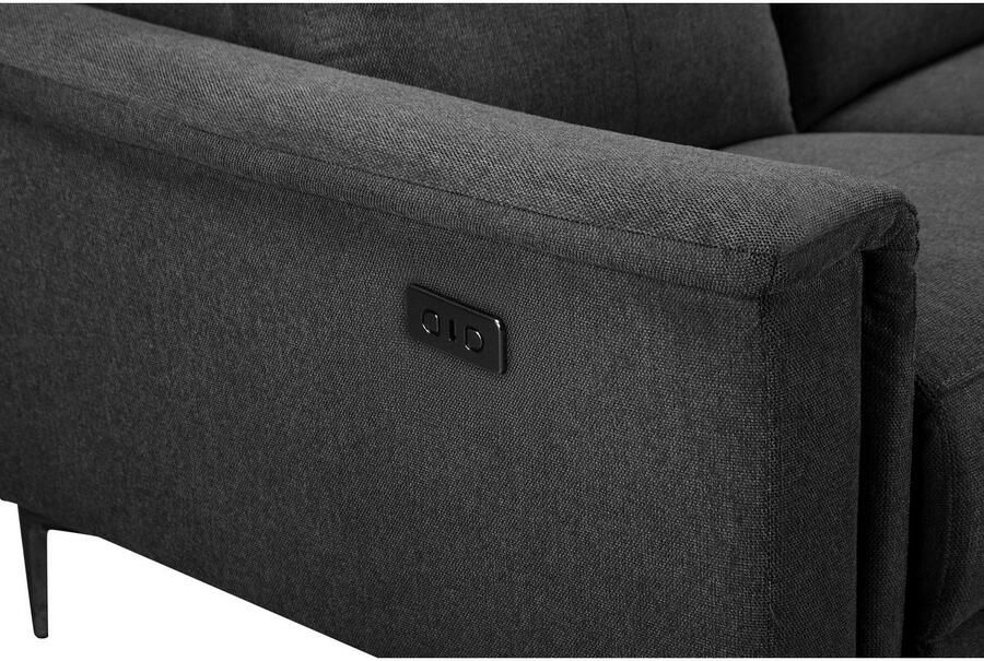 Home affaire 2-zitsbank Lund handmatige od. elektrische relaxfunctie en usb-c - Foto 5