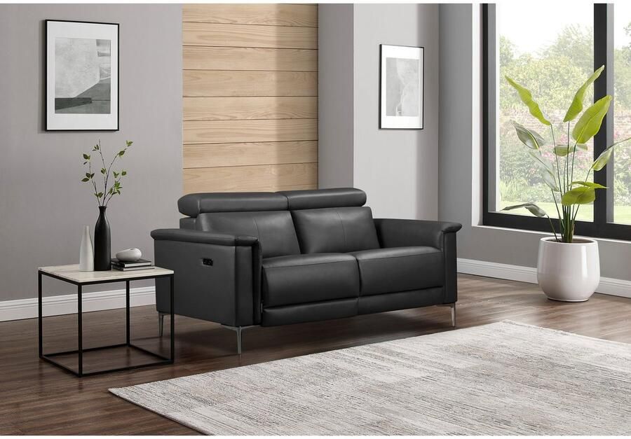Home affaire 2-zitsbank Lund handmatige od. elektrische relaxfunctie en usb-c - Foto 3