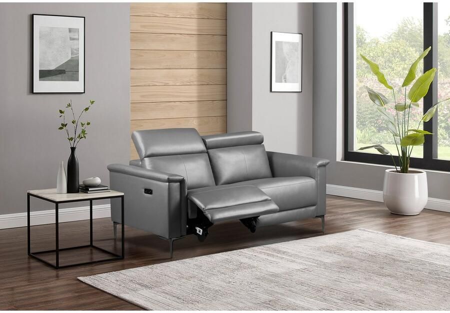 Home affaire 2-zitsbank Lund handmatige od. elektrische relaxfunctie en usb-c - Foto 4