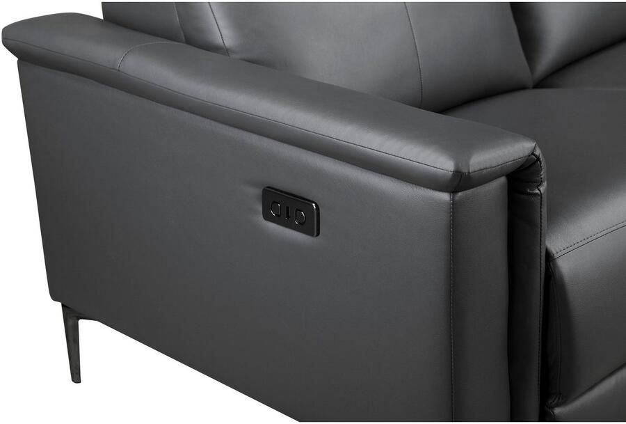 Home affaire 2-zitsbank Lund handmatige of elektrische relaxfunctie en usb-a - Foto 3