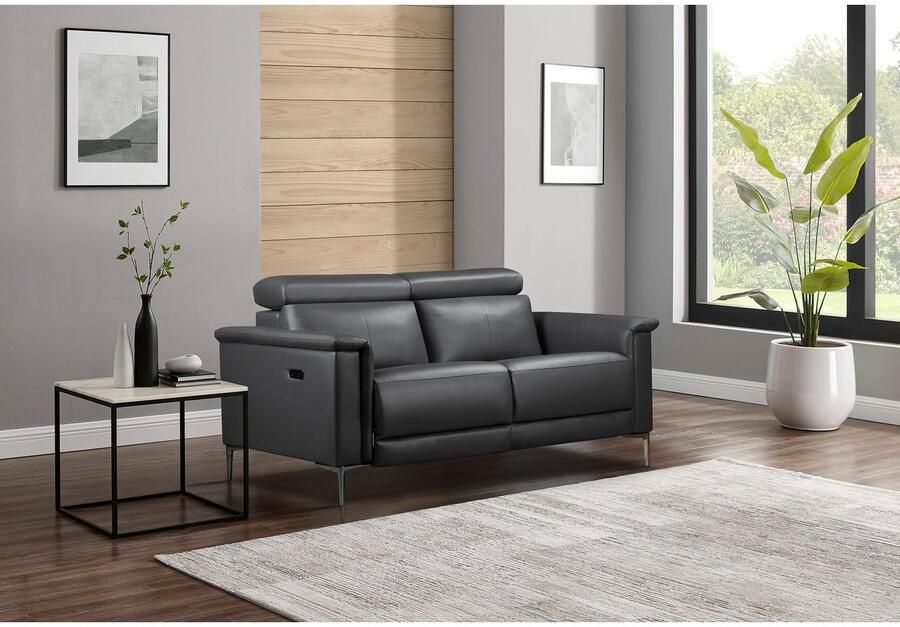 Home affaire 2-zitsbank Lund handmatige od. elektrische relaxfunctie en usb-c - Foto 3