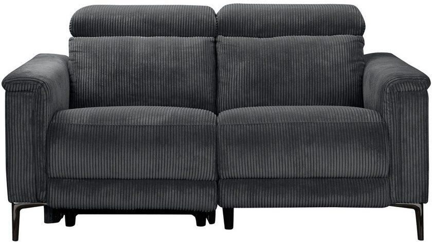 Home affaire 2-zitsbank Lund in Cord met handmatige of elektrische Ontspanfunctie USB-A hoofdsteunverstelling breedte 160 cm - Foto 9