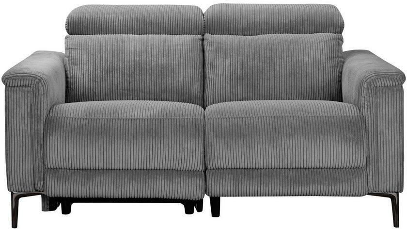 Home affaire 2-zitsbank Lund in Cord met handmatige of elektrische Ontspanfunctie USB-A hoofdsteunverstelling breedte 160 cm - Foto 8
