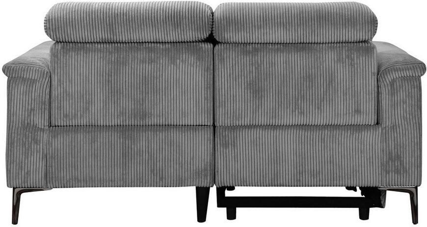 Home affaire 2-zitsbank Lund in Cord met handmatige of elektrische Ontspanfunctie USB-A hoofdsteunverstelling breedte 160 cm - Foto 7