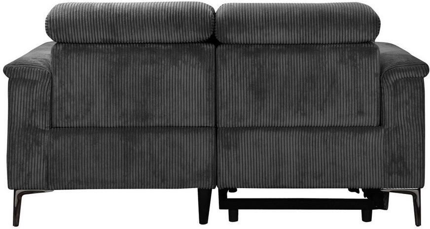 Home affaire 2-zitsbank Lund in Cord met handmatige of elektrische Ontspanfunctie USB-A hoofdsteunverstelling breedte 160 cm - Foto 8