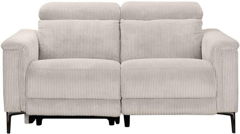 Home affaire 2-zitsbank Lund in Cord met handmatige of elektrische Ontspanfunctie USB-A hoofdsteunverstelling breedte 160 cm - Foto 9