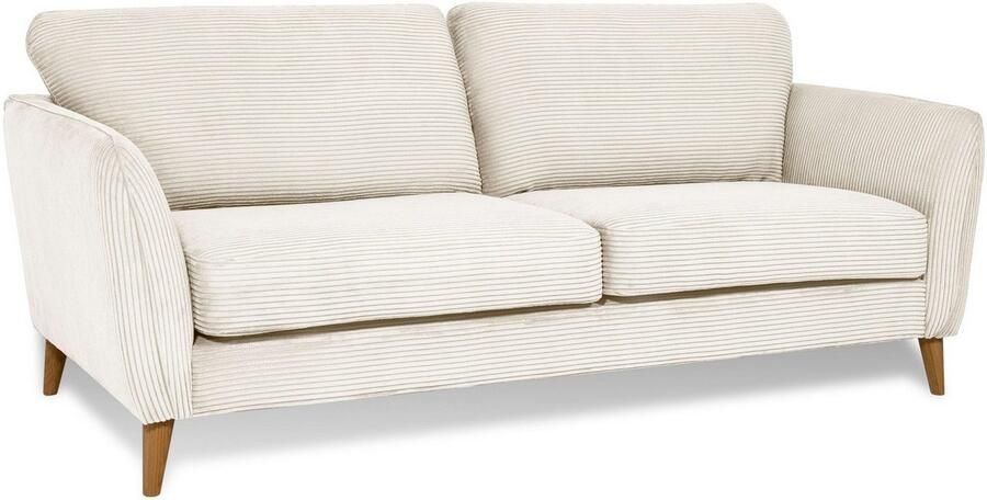 Home affaire 2-zitsbank MARSEILLE compact bank 170 cm cord vlakke weefsel structuur geweven stof - Foto 5