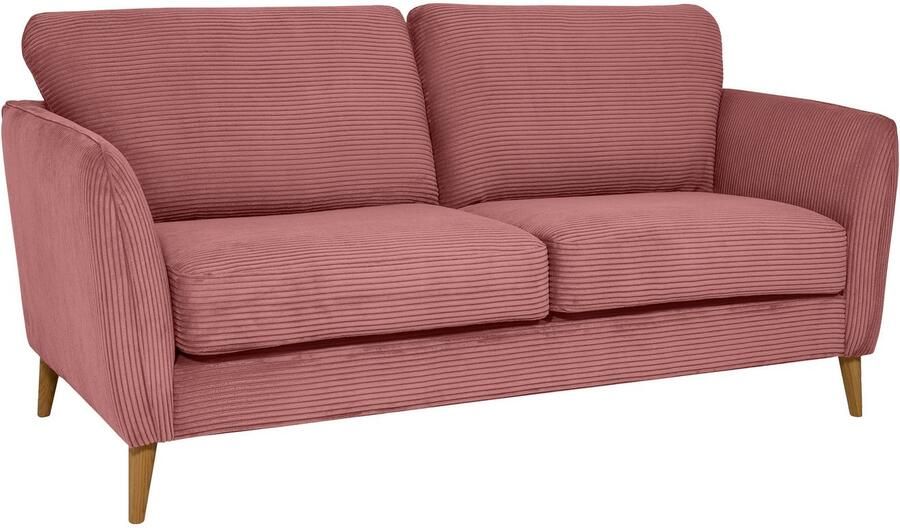 Home affaire 2-zitsbank MARSEILLE compact bank 170 cm cord vlakke weefsel structuur geweven stof - Foto 5