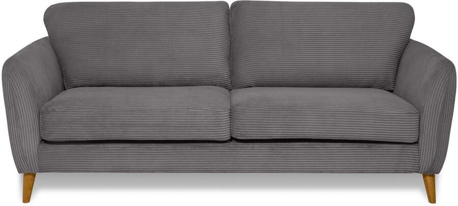 Home affaire 2-zitsbank MARSEILLE compact bank 170 cm cord vlakke weefsel structuur geweven stof - Foto 6