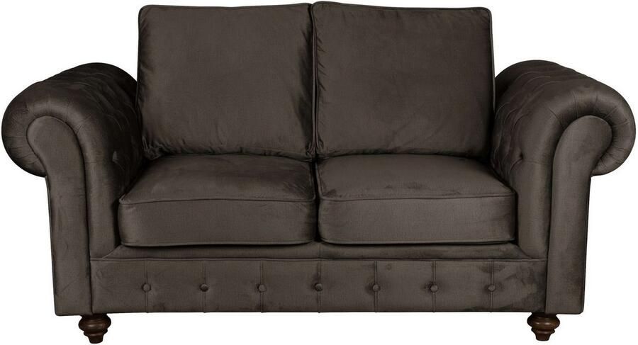 Home affaire 2-zitsbank MENDITTE Knoopstiksels in het armleuninggebied en aan de voorrand hoge kwaliteit - Foto 5