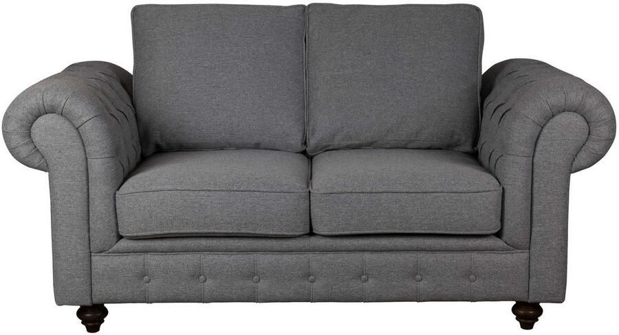 Home affaire 2-zitsbank MENDITTE Knoopstiksels in het armleuninggebied en aan de voorrand hoge kwaliteit - Foto 5