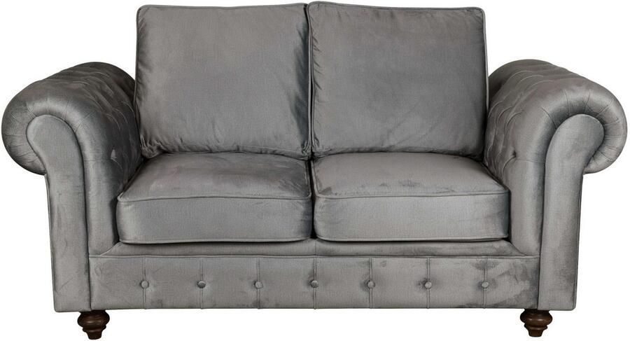 Home affaire 2-zitsbank MENDITTE Knoopstiksels in het armleuninggebied en aan de voorrand hoge kwaliteit - Foto 5