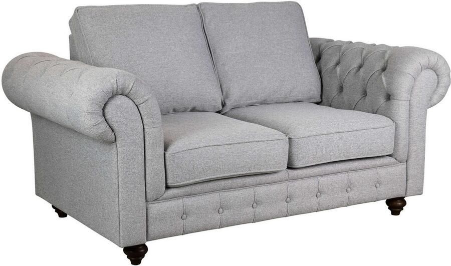 Home affaire 2-zitsbank MENDITTE Knoopstiksels in het armleuninggebied en aan de voorrand hoge kwaliteit - Foto 4