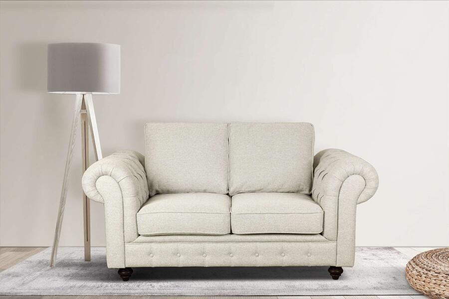 Home affaire 2-zitsbank MENDITTE Knoopstiksels in het armleuninggebied en aan de voorrand hoge kwaliteit - Foto 7