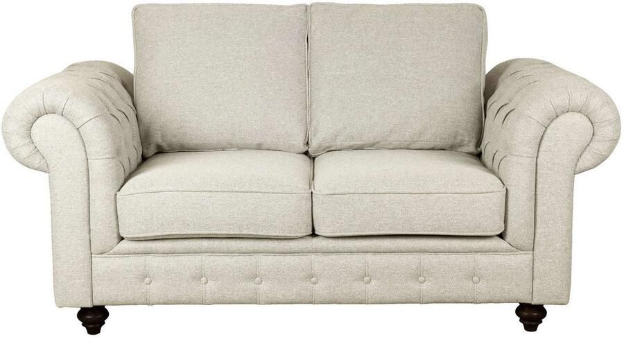 Home affaire 2-zitsbank MENDITTE Knoopstiksels in het armleuninggebied en aan de voorrand hoge kwaliteit - Foto 5