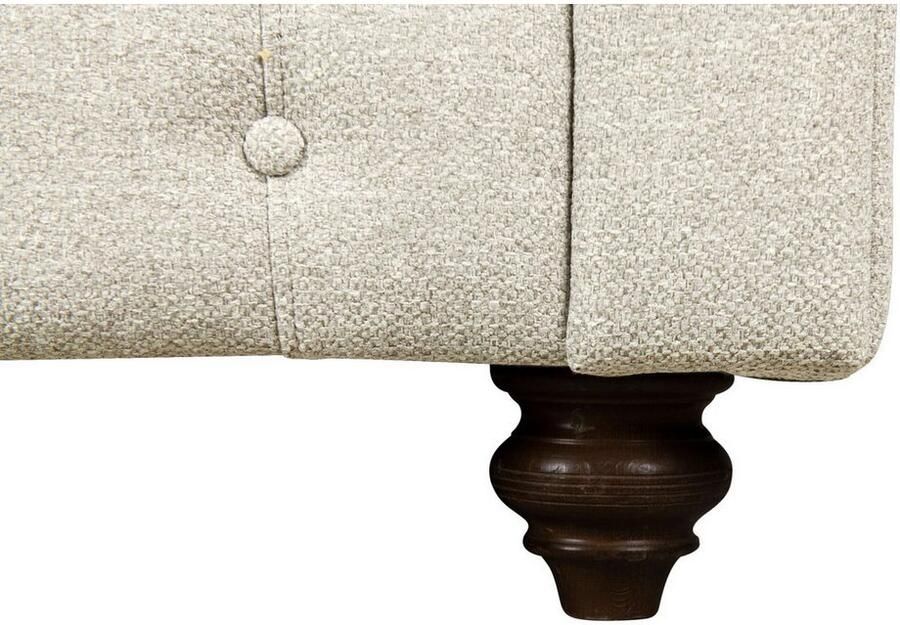 Home affaire 2-zitsbank MENDITTE Knoopstiksels in het armleuninggebied en aan de voorrand hoge kwaliteit - Foto 2