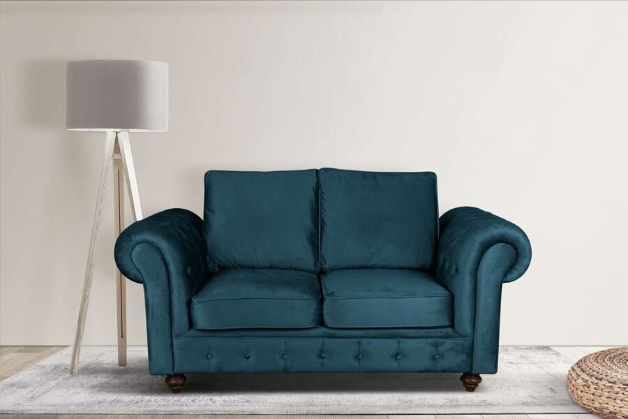 Home affaire 2-zitsbank MENDITTE Knoopstiksels in het armleuninggebied en aan de voorrand hoge kwaliteit - Foto 6