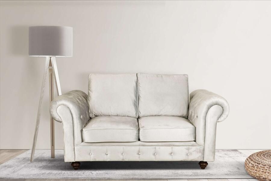 Home affaire 2-zitsbank MENDITTE Knoopstiksels in het armleuninggebied en aan de voorrand hoge kwaliteit - Foto 7