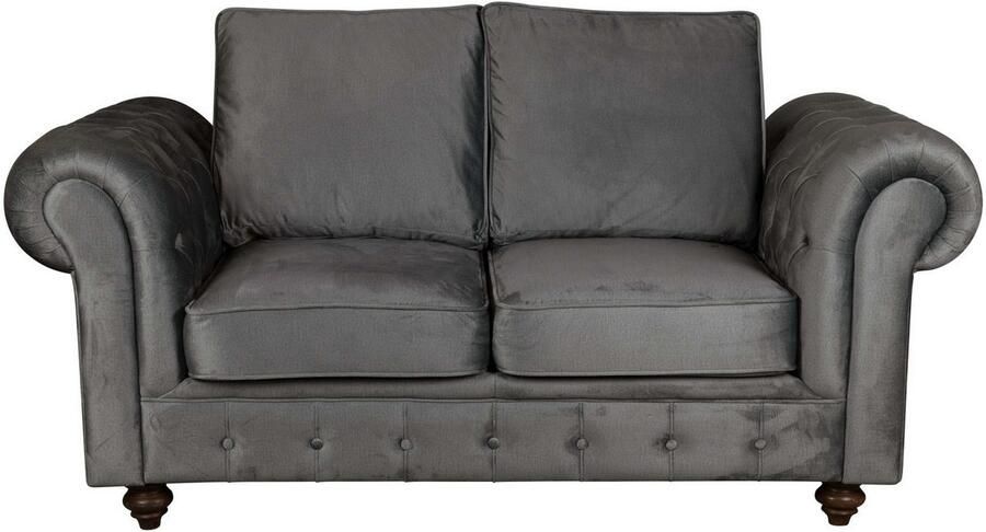 Home affaire 2-zitsbank MENDITTE Knoopstiksels in het armleuninggebied en aan de voorrand hoge kwaliteit - Foto 5