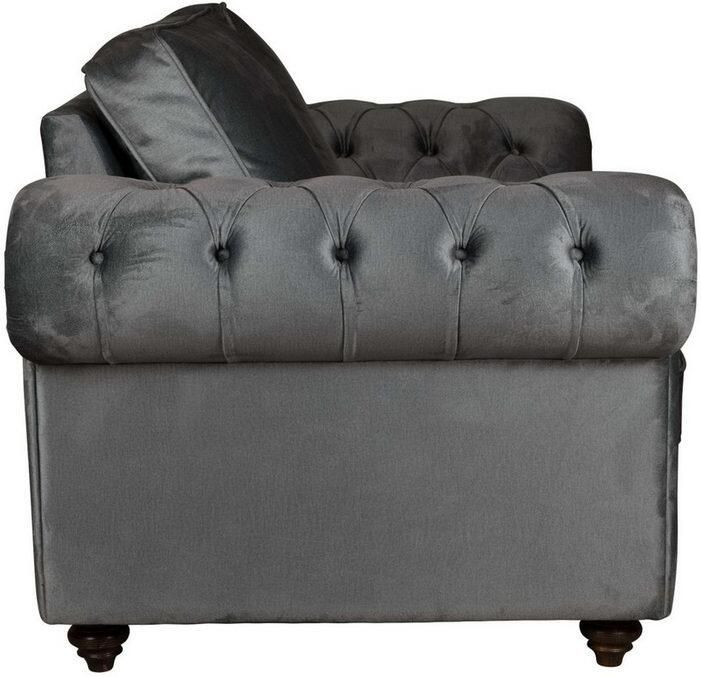 Home affaire 2-zitsbank MENDITTE Knoopstiksels in het armleuninggebied en aan de voorrand hoge kwaliteit - Foto 3