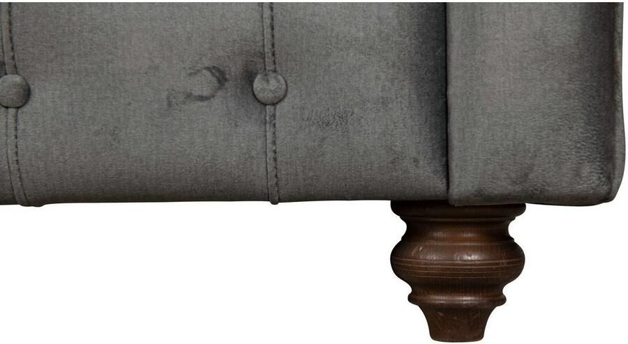 Home affaire 2-zitsbank MENDITTE Knoopstiksels in het armleuninggebied en aan de voorrand hoge kwaliteit - Foto 4