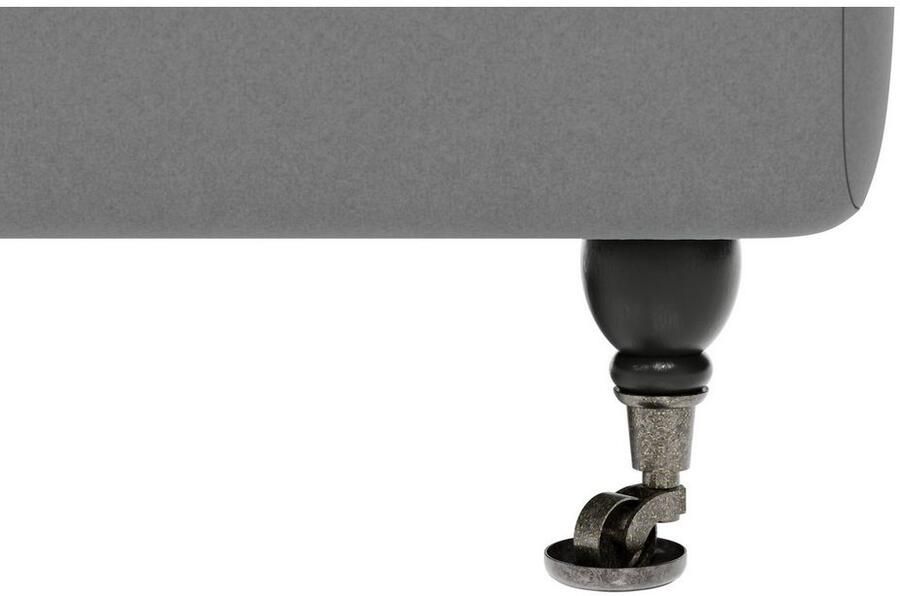 Home affaire 2-zitsbank NORIN twee soorten poten: voor wieltjes aan de achterkant houten poten - Foto 3