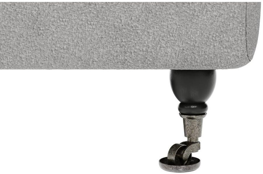 Home affaire 2-zitsbank NORIN twee soorten poten: voor wieltjes aan de achterkant houten poten - Foto 3