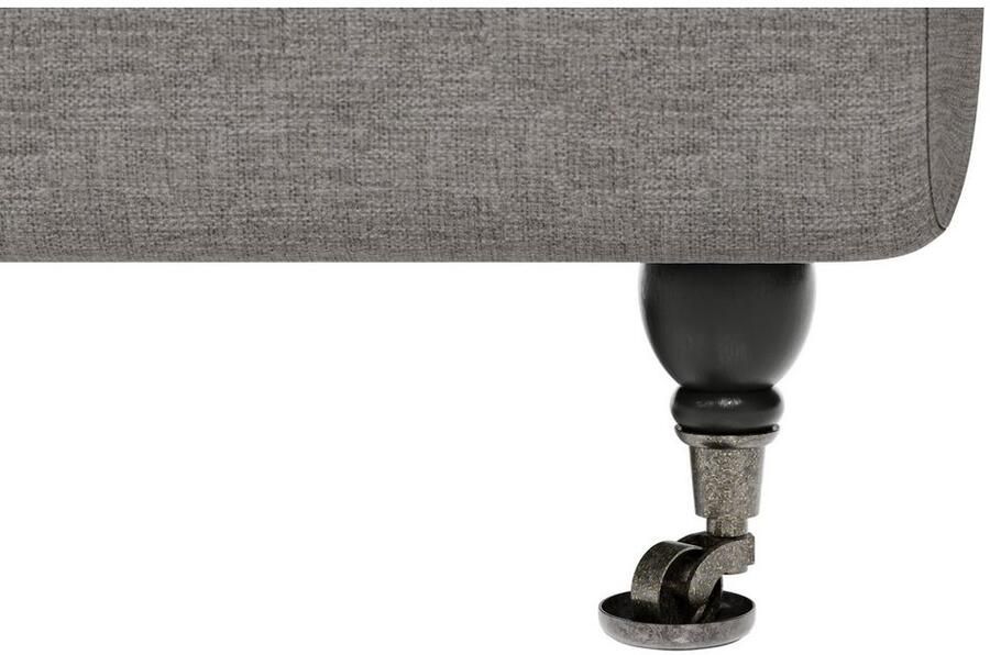 Home affaire 2-zitsbank NORIN twee soorten poten: voor wieltjes aan de achterkant houten poten - Foto 2