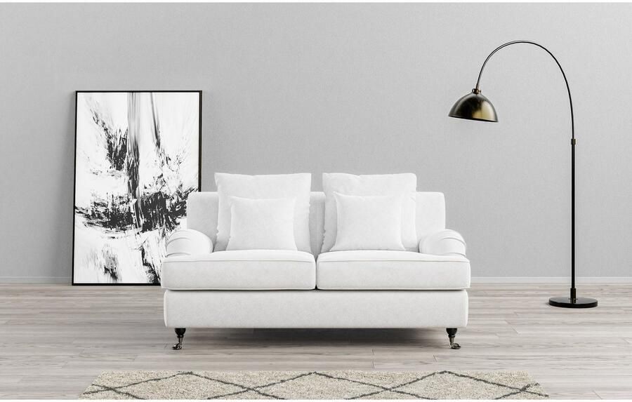 Home affaire 2-zitsbank NORIN twee soorten poten: voor wieltjes aan de achterkant houten poten - Foto 5