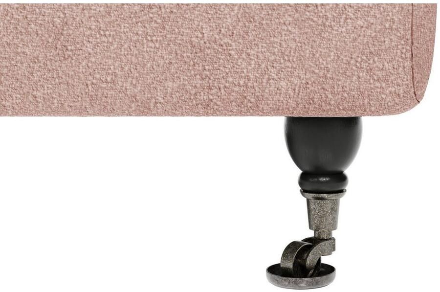 Home affaire 2-zitsbank NORIN twee soorten poten: voor wieltjes aan de achterkant houten poten - Foto 3