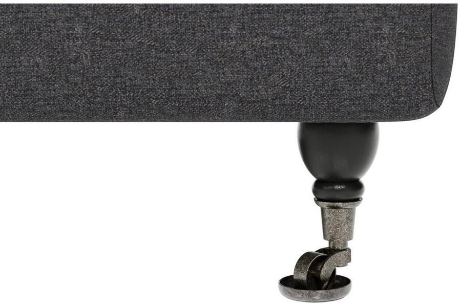 Home affaire 2-zitsbank NORIN twee soorten poten: voor wieltjes aan de achterkant houten poten - Foto 3